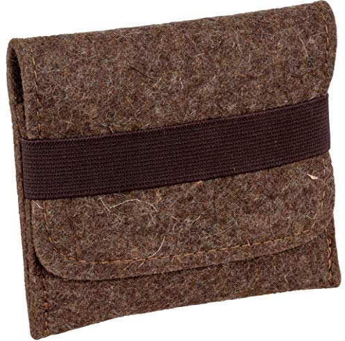 K & S Patronen Etui aus robustem Filz Verschiedene Größen (9 Kugelpatronen, 2 Schrotpatronen)