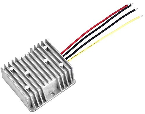 Convertidor reductor DC-DC, regulador de voltaje reductor DC 24V a DC 19V, módulo transformador convertidor de potencia a prueba de agua IP67, 5A, 475W