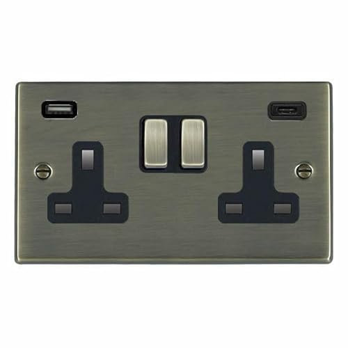 Hamilton Hartland G2 2g 2 Way 100W LED Dimmer Matt Black