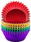Mombake Einweg-Backförmchen aus Standard-Folien Papier, Muffin-Cupcake-Förmchen für Partys und mehr (Regenbogen, 120 Stück)