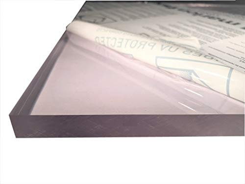 2-15mm Makrolon Lexan POLYCARBONAT Platte Scheibe millimetergenauer Zuschnitt kostenlos UV-Schutz (2mm, 400x300mm)