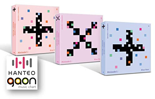 TOMORROW X TOGETHER (TXT - Minisode1 : Blue Hour [Random ver.] [Pre Order] CD+Photobook+Folded Poster+Others with Tracking, Extra Decorative Stickers, Photocards