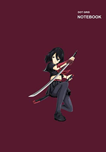 Anime Poster Akame Ga Kill notebook: 110 Pages, Dotted Pages, 7 x 10 inches.