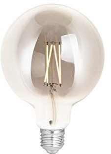 4lite WiZ Connected G125 Smoky White WiFi LED Smart Bulb - E27 Large Screw