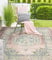 the carpet Palma - vielseitiger Indoor- & Outdoor-Teppich, modernes Design, Wohnzimmer, wetterfest & UV-beständig, langlebig und pflegeleicht, Balkon, Wintergarten, Rosa, 80 x 150 cm