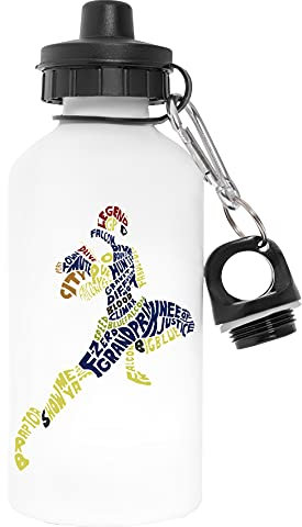 Capzy Justice is Served Schadstofffrei Weiß Wasserflasche Aluminium Für Draußen Pollutant Free White Water Bottle Aluminium For Outdoors
