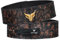 Mytra Fusion cinturon gym Cuero real cinturon powerlifting con palanca cinturon gimnasio para hombres y mujeres cinturon lastre (Dark Brown, XL)