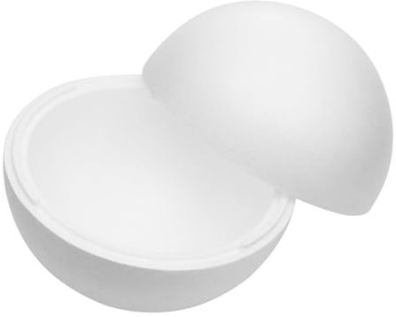 SEWACC Bastelschaumkugel Große Weiße Glatte -Styropor-Runde Schaumstoffkugeln für DIY-Kunsthandwerksprojekte Weihnachtsdekoration Partyzubehör 40 cm