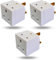 2 Way Double Plug Adaptor - Cube Electric Double Adapter Plug UK - Plug Extension Double Socket - Adaptor Power Extension for LED, WIFI extender booster Laptop & further. Socket Pin for Office, Home.