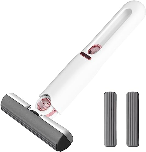 Mini Mop, Handheld Desktop Mini Mop Mit Auswringfunktion für Küche, Kleiner Schwamm-Mopp, Desktop Reinigungs, Fenster, Boden, Wand, Fliesen und Auto