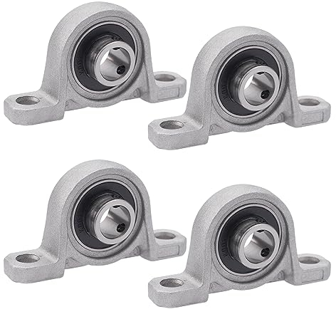 4 Stück Gehäuselager Vertikale Stehlager Lagerbock Kugellager Lagerbock Welle Gehäuselager Wellenlager für Achse Welle Maschine,3D Drucker (12mm Innendurchmesser)