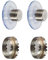 Odavom Porte-Savon Douche À Ventouse | Porte Savon Aimanté | Porte Support Savon Douche | Porte Savon Magnetique | Porte-Savon Magnétique | Porte-Savon Mural Savon(1/2/4pcs)