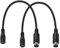 PNGKNYOCN 25CM 4 Pin DIN to 5.5 X 2.5mm DC Power Short Cable for CCTV Camera System Chargers Adapter (2-Pack)
