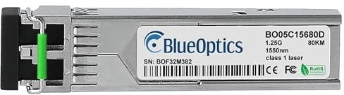CBO Meraki SFP-1G-ZX kompatibler BlueOptics SFP BO05C15680D (SFP-1G-ZX-MR-BO). Marke: