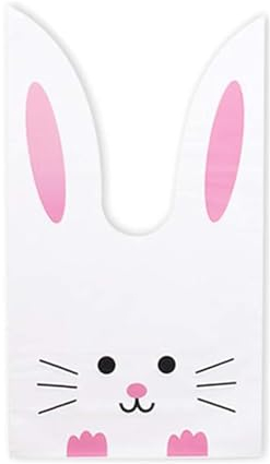 Tsathoggua Osterhasen Tüten - Beutel mit Hasenohren - Ostertüten - Ostersackerl - Ostereiersuche Taschen - Osterhasenbeutel - Ostern Tasche Geschenktüten Kinder - Geschenk zu Ostern - Set 50
