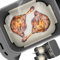 2x ZauberFry Dauerbackmatte Silikon Backmatte kompatibel mit Ninja Foodi AF400EU, AF451EU, AF500DE, Antihaft, Silikonmatte, Lebensmittelecht und Hitzebeständig, Zubehör für AirFryer