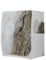 Odot Housse pour Machine à Laver Couverture Lave-Linge Anti-poussière Couverture Tumble Protection pour Face Avant de Machine à Laver et Sèche-Linge (marbre Blanc Marron,M-capacité 8-10 kg)
