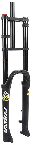 Forcelle Ammortizzate per Bici Forcelle Ammortizzate per Bici 26 Pollici 4.0 Fat Bike Forcella Anteriore Dritta Forcella per Mountain Bike da Discesa Forcella per Mountain Bike Freno a Disco 1-1/8 F