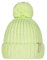 Barts Damen Strickmütze Joansy gefütterte Wintermütze mit Bommel 3406 Limoncello 17
