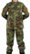 QIYUANT Kinder Outdoor Taktische Kleidung Jacke und Hosen Sets Airsoft Militär Camouflage Frühling Sommer Herbst Wandern Jagd Camping Kampf für Junge Mädchen (Grün CP/Jacke + Hose, 140)