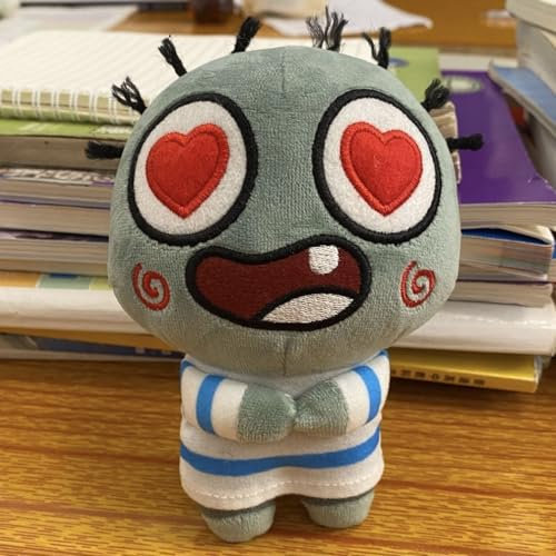 1 PC Pflanzen VS Zombies Plüsch Tier Gefüllte weiche Puppe Zombie Plüsch Tier Anhänger Plüsch Tier Schlüssel anhänger Tolle Geschenke für Kinder und Fans, Weihnachten, Hallo Wen