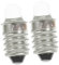 Yardenfun 2Pcs Mini LED Flashlight Bulbs Round Screw Base Replacement Light Bulbs for Torches and Easy to Install for Home and Outdoor Use