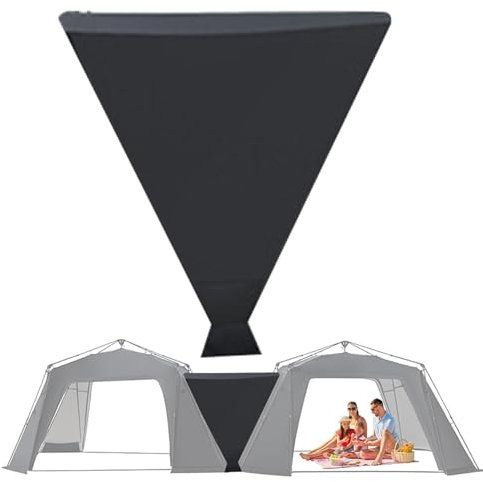 Dtaigou Outdoor -Zelt -Baldachin, Camping -Baldachinzelt, Tragbarer Sonnenschatten wasserdichtes Hub Zelt Camping Canopy, Sun Shelter Multifunktional kommerzieller Überdachungen für Aktivitäten im