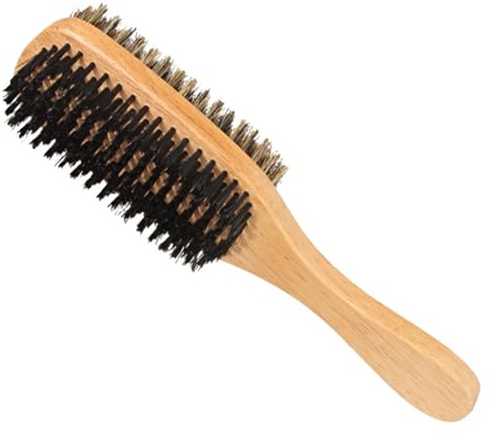 Veemoon Bartbürste Aus Wildschweinborsten Großformat Zur Pflege Und Styling Für Männer Gegen Juckreiz Und Haarbruch Mit Naturborsten Für Gesunden Bart