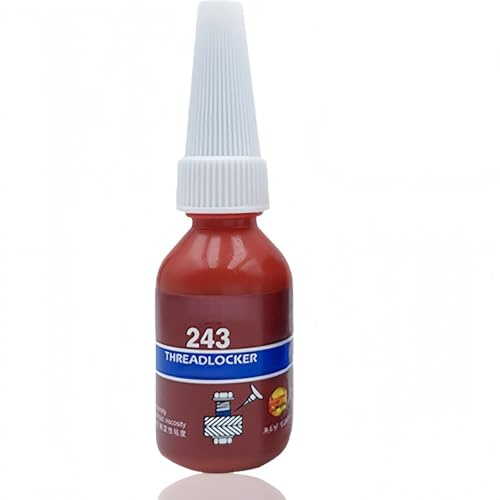 Screw Glue,Thread Lock Glue,Blue Anaerobic Adhesive,Universal Adhesive,Fasteners Metals Locker,High-Strong Metal Thread Sealant,Oil Tolerant Threadlocker for Metal,Wide Range of Applications