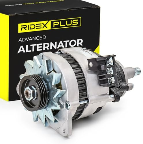 RIDEX PLUS 4G0495P Lichtmaschine 70A Generator LiMa 12V Alternator Drehrichtung im Uhrzeigersinn mit Riemenscheibe 1406060 1406068 1658022 Kompatibel mit FORD TRANSIT MK-5 Bus E TRANSIT Kasten T