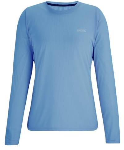 Regatta Damen T-Shirt Langarmshirt Funktionsshirt Mindo L/S Tee, Farbe:Taupe, Größe:42, Artikel:-5BD Parchment