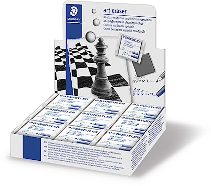 Staedtler 5427 Radierer karat Knetgummi knetbar, Schachtel mit 18 Stück