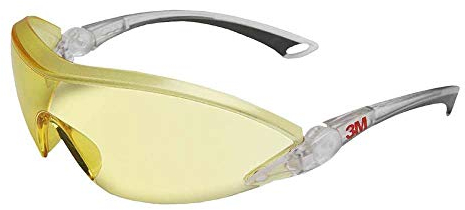 3M Schutzbrille 2842, AS/AF/UV, PC, gelb getönt