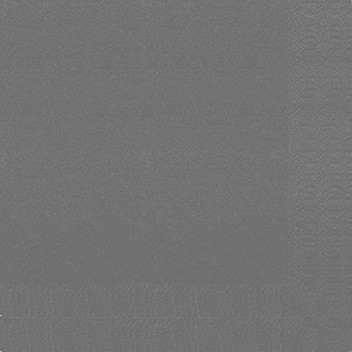 1000 DUNI Servietten, granitgrey, 3-lag., 33x33 cm, 1/4
