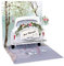 Pop Up 3D Karte Hochzeit Grußkarte Honeymoon Auto 13x13cm