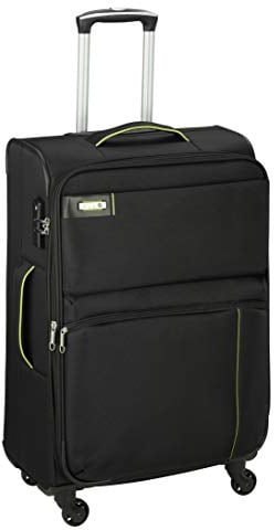 D&N Travel Line 6704 Koffer, 75 cm, 95L, Schwarz