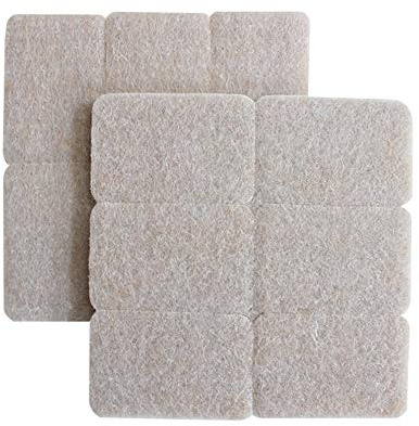 shinecozy Premium Möbel Pads 60 Stück, Heavy Duty selbst Stick Filz Pads – Stuhl, Füße Bodenschoner, schützen Hartholz & Laminat (40 * 28 mm)