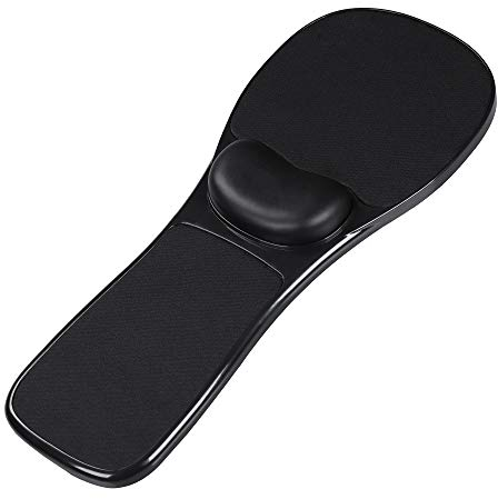 YANGHX Mouse Pad with Adjustable Wrist Support Cushion for Chair Armrest