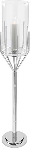 Fink - Luxor - Windlicht, Kerzenleuchter - Höhe: 132 cm - mit Glaszylinder