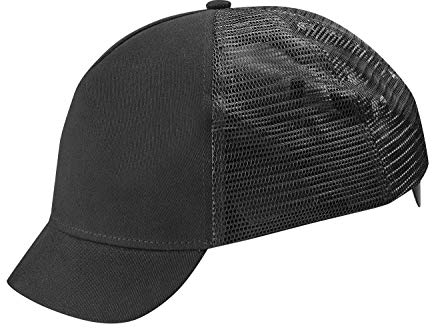 Uvex U-Cap Vent Mesh Anstoßkappe - Kurzer Schirm - Schwarz - 52-54 cm