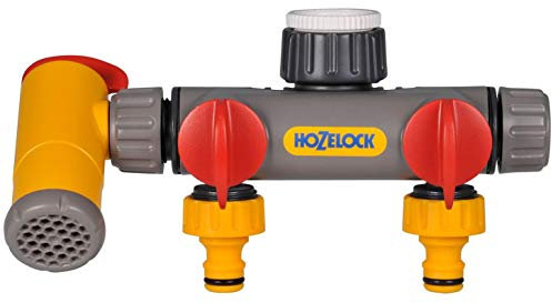 Hozelock Two-way connector with Flowmax Tap
