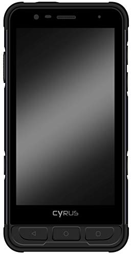 Cyrus CS45 XA Outdoor Smartphone, Android 9.0 Pie, 4400 mAh Akku, Dual SIM, 5,0 Zoll Full HD, 64GB, Fingerprint, SOS Taste, stoßfest, staubdicht, wasserdicht, schwarz