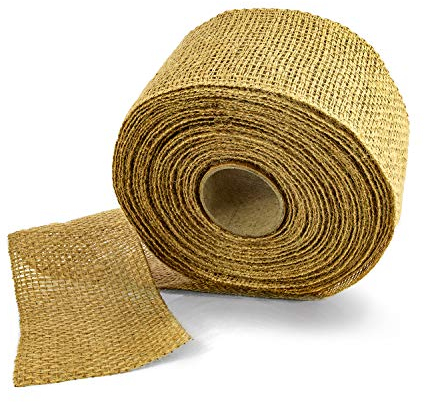 Effaband - Juteband als Baumschutz Breite 100mm / 25 m Jute Winterschutz für Pflanzen & Bäume Made in Germany/Kein Ausfransen - Jute Band mit geschlossener Kante zum Basteln oder für den Garteneinsatz