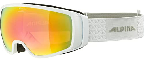 ALPINA DOUBLE JACK Q-LITE - Verspiegelte, Kontrastverstärkende OTG Skibrille Mit 100% UV-Schutz Für Erwachsene