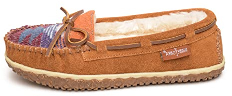 Minnetonka Women's Tilia, Brown Multi, 9 M