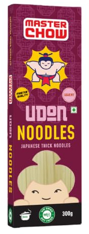 MasterChow Whole Wheat Udon Noodles 300g - Non-Fried Chinese & Japanese Style