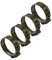 Boltza 42-45 mm O-Clips, 304 Stainless Steel Single Ear Hose Clamps x4