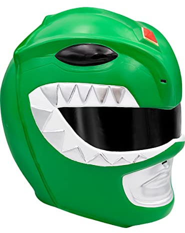 Funidelia Power Ranger Helm Grün für Herren. Kostümzubehör für Erwachsene