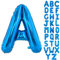 TONIFUL 40 Zoll großer Blau Buchstabe A Ballon, riesiger Buchstabenballon, großer Folienballon für Geburtstagsfeier, Jubiläumsdekoration