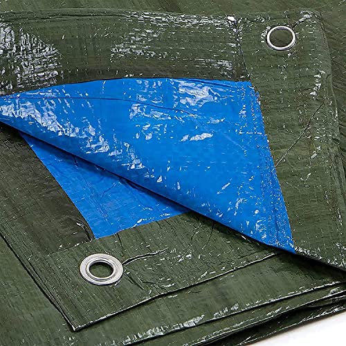 DI GIULIO SRL Telo OCCHIELLATO Bicolore Verde-Blu 90 g/m² 5X5
